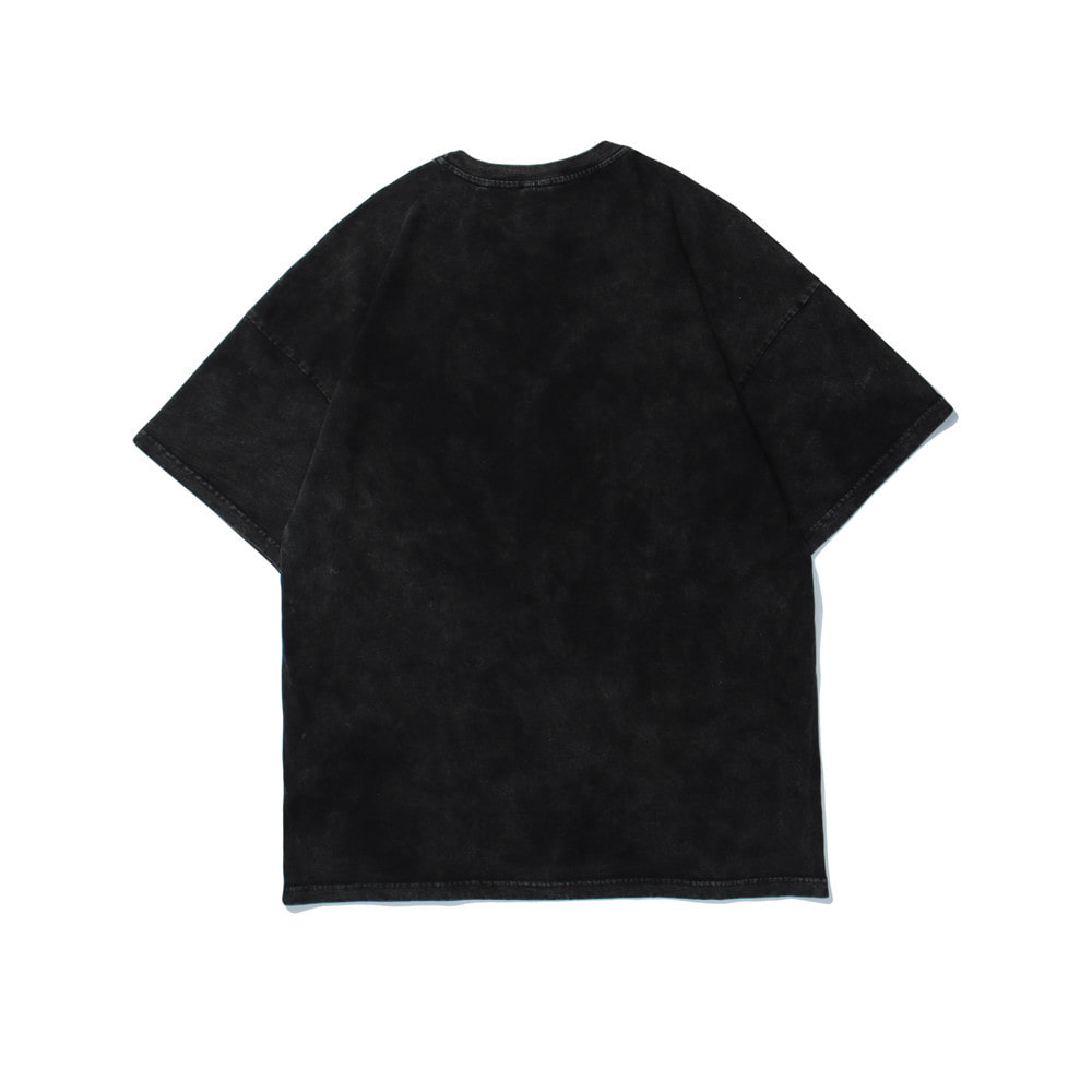 UNBDNS 블랙 반팔 티셔츠(UN-ST88)UNBDNS Black Short Sleeve T