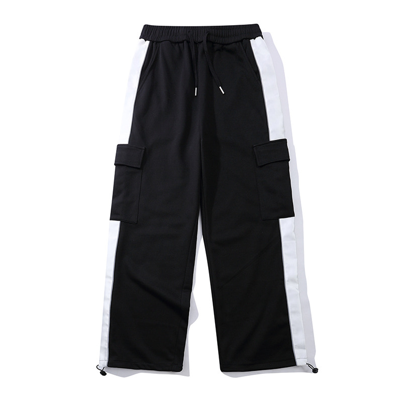화이트 스티치 포켓 스트링 팬츠White stitched pocket string trousers(OR-6133)