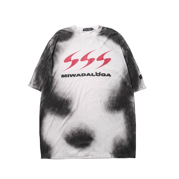 그래피티 올드 워싱 반팔 티셔츠Graffiti Old Washed Short Sleeve T-Shirt(LSD34)